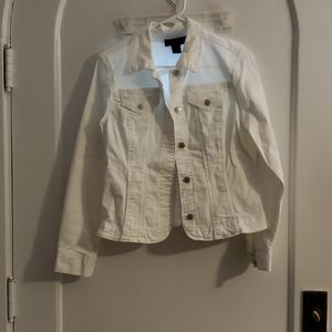 White Jean jacket